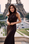 Vestido Satin Lace