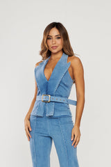 Enterizo Denim Alessia