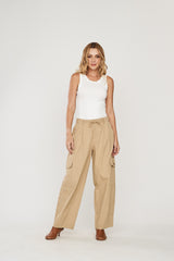 Pantalón Cargo Wide Leg