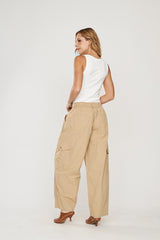 Pantalón Cargo Wide Leg
